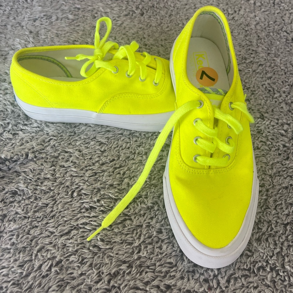 Keds Neon Yellow Sneakers